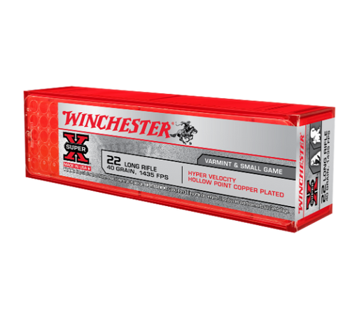 Winchester Super X Hyper Velocity 22LR 40gr HPCP