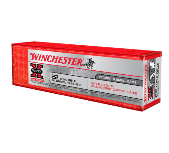 Winchester Super X Hyper Velocity 22LR 40gr HPCP