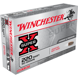 Winchester SuperX 220 Swift 50gr PSP