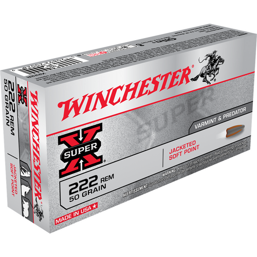 Winchester Super X 222 Rem 50gr PSP