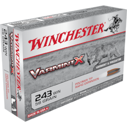 Winchester Varmint X 243Win 58gr PT