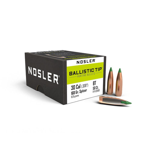 Nosler 308 168gr Ballistic Tip 50pk