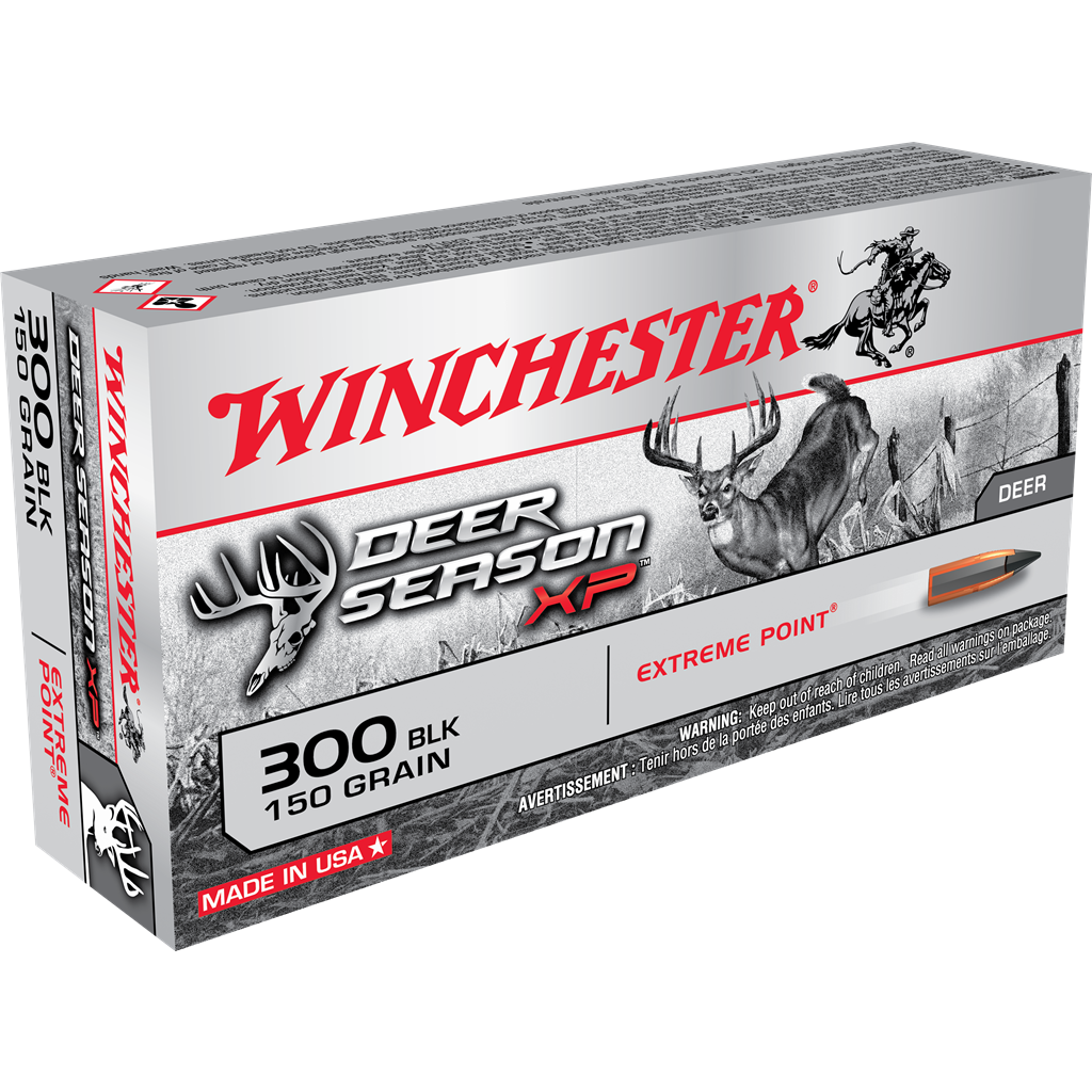 Winchester Deer Season 300 Black Out 150gr XP
