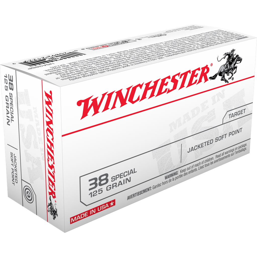 Winchester 38 Special 125gr JSP