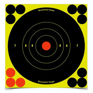 Birchwood Casey Shoot.N.C 6" Bullseye - 12 Sheets