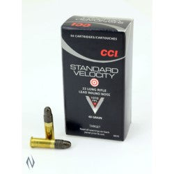 CCI Standard Velocity 22LR 40gr RN