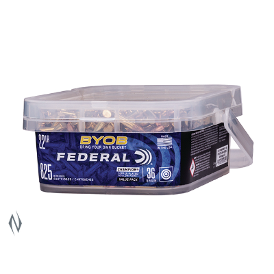 Federal 22LR 36gr HP HV 1375 rnd Bucket