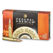 Federal 308Win 168gr Matchking Gold Medal