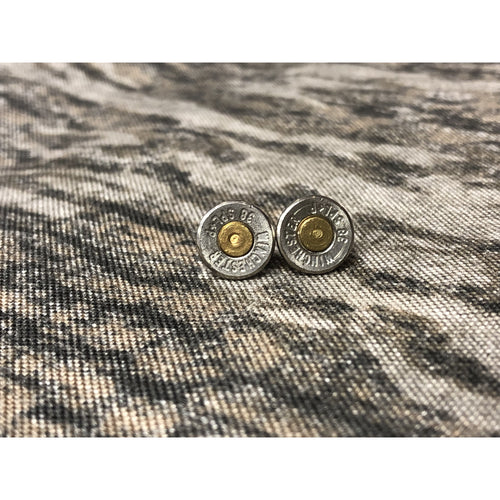 Bullet Shell Studs - 2 Tone