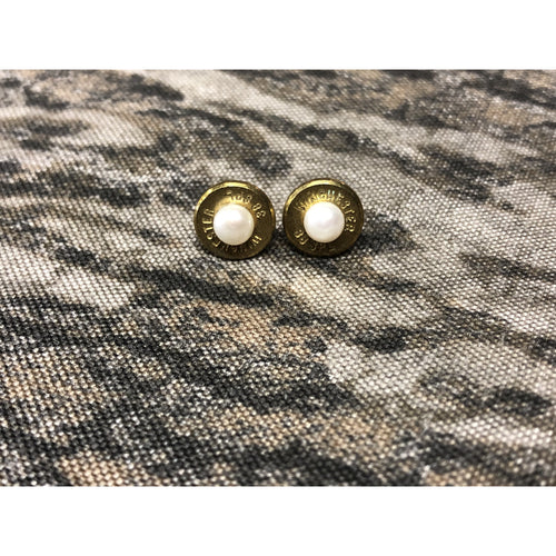 Freshwater Pearl Bullet Studs