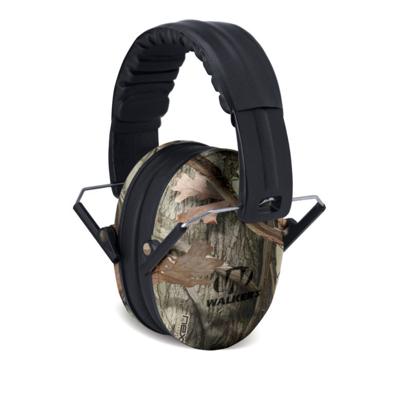 Walker's Folding Baby Ear Muff - Camo