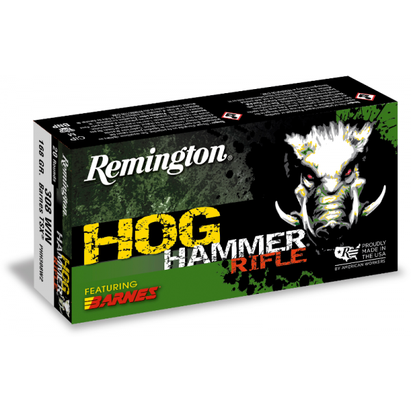 Remington .308 Win 168gr Barnes Hog Hammer