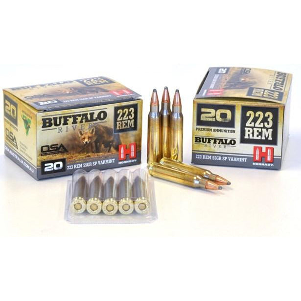 OSA Buffalo River 223Rem 55gr SP Varmint