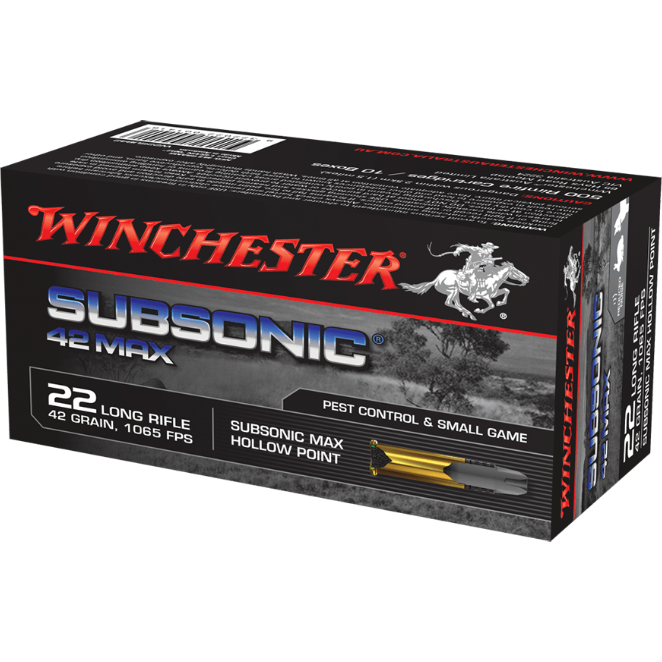 Winchester Subsonic 42Max .22LR 42gr