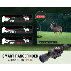 ATN X-Sight-II 3-14 Rifle Scope