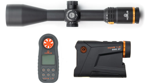 Horus HoVR Kit - Horus Scope 5-20x50 F1 Tremor3, Weather Meter & LRF