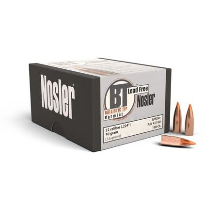 Nosler 204 32gr Ballistic Tip Lead Free 100pk