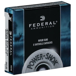 Federal 410g 2.5" 1/4oz Rifled Slug HP Powershok 5 Rounds