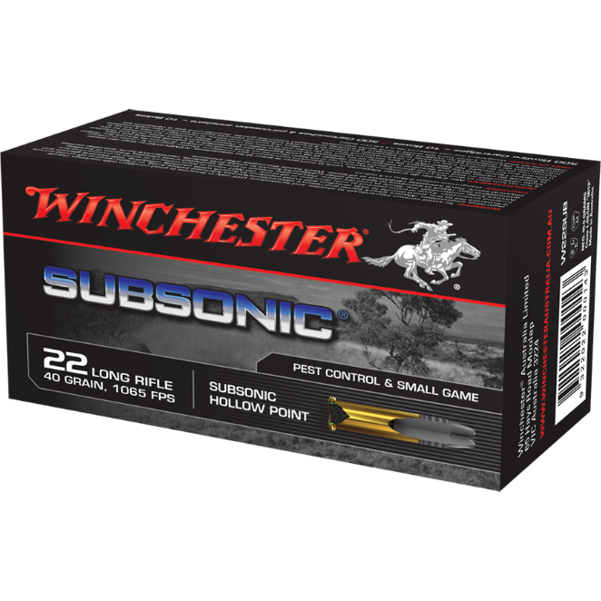 Winchester Subsonic .22LR 40gr