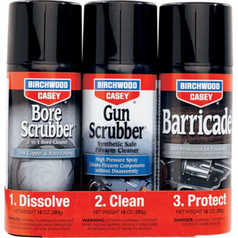 BC 1,2,3 Gun Scrubber, Bore Scrubber & Barricade Value Pack